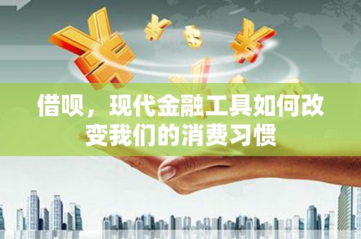 靖远借呗，现代金融工具如何改变我们的消费习惯