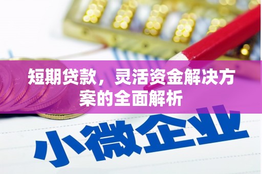 靖远短期贷款，灵活资金解决方案的全面解析