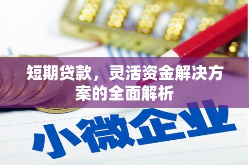 靖远短期贷款，灵活资金解决方案的全面解析