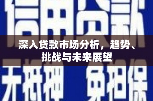 靖远深入贷款市场分析，趋势、挑战与未来展望