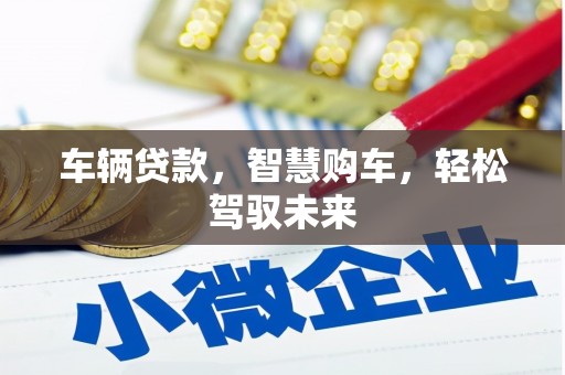 靖远车辆贷款，智慧购车，轻松驾驭未来