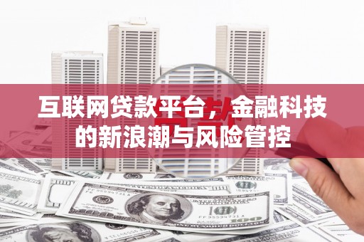 靖远互联网贷款平台，金融科技的新浪潮与风险管控