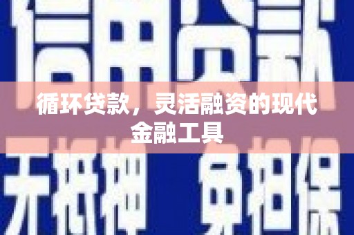 靖远循环贷款，灵活融资的现代金融工具